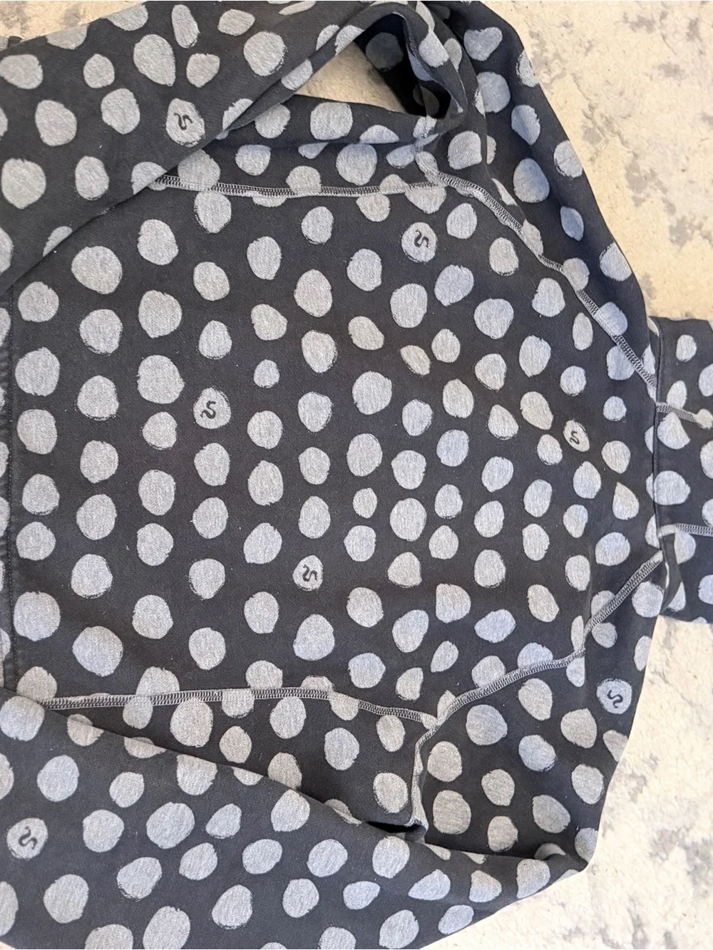 Vintage lululemon athletica Gray Polka Dot Scuba